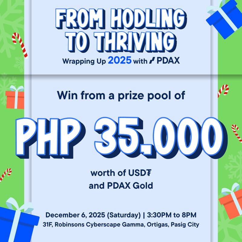 Cover Image for From HODLing to Thriving: Wrapping Up 2025 with PDAX