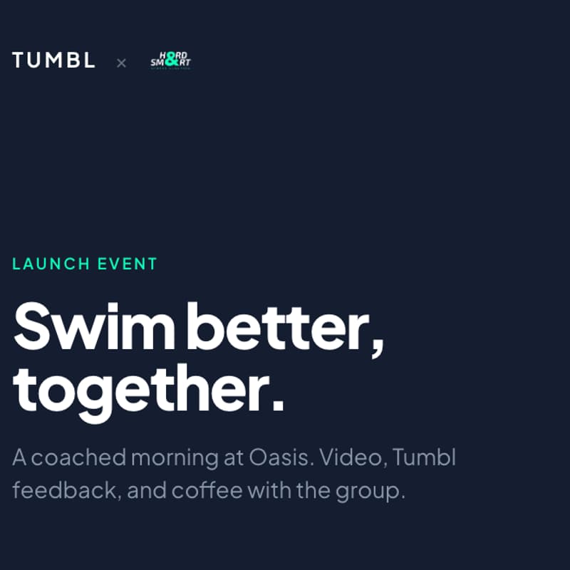Cover Image for Tumbl Swim Launch
