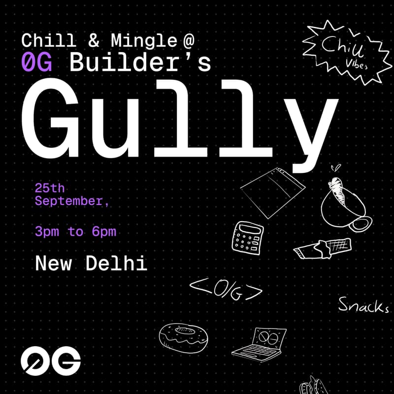 Cover Image for Chill & Mingle @ 0G Builder’s Gully