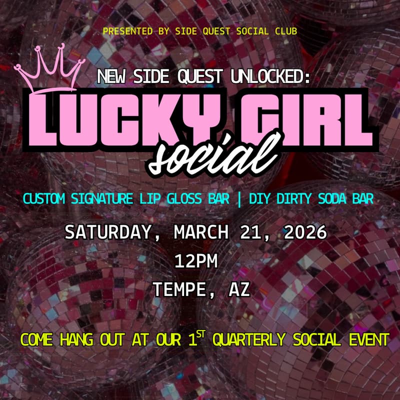 Cover Image for Lucky Girl Social-Lip Gloss + Dirty Soda Bar💋🥤
