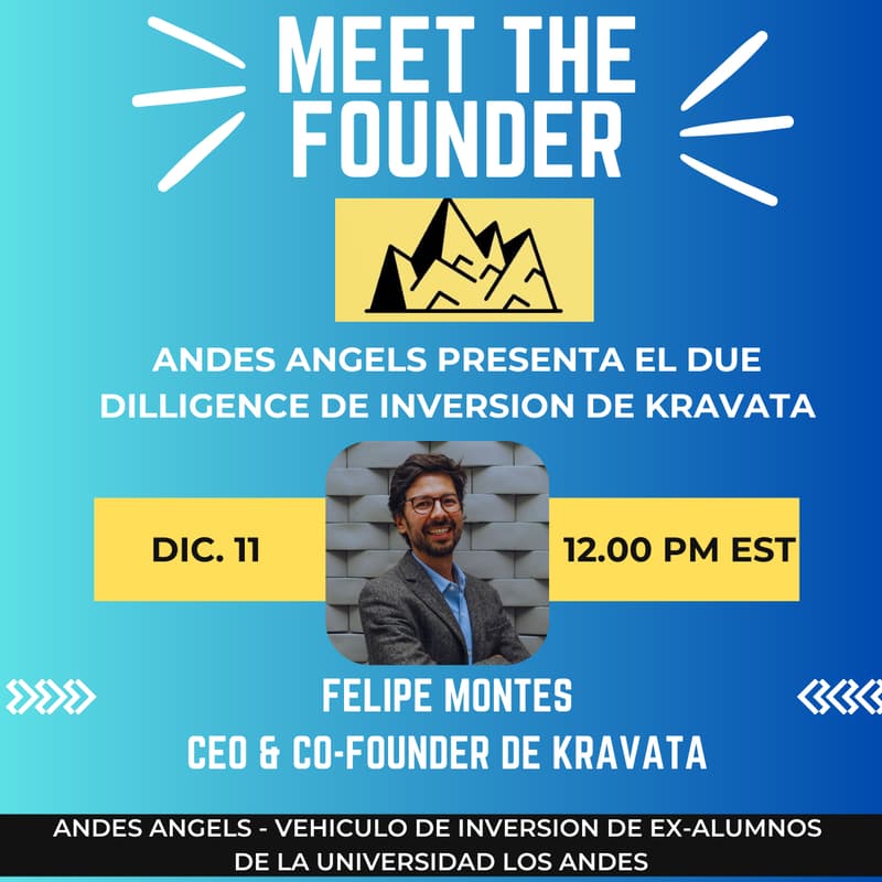 Cover Image for Andes Angels presents: Kravata’s Due Diligence & Investment Overview
