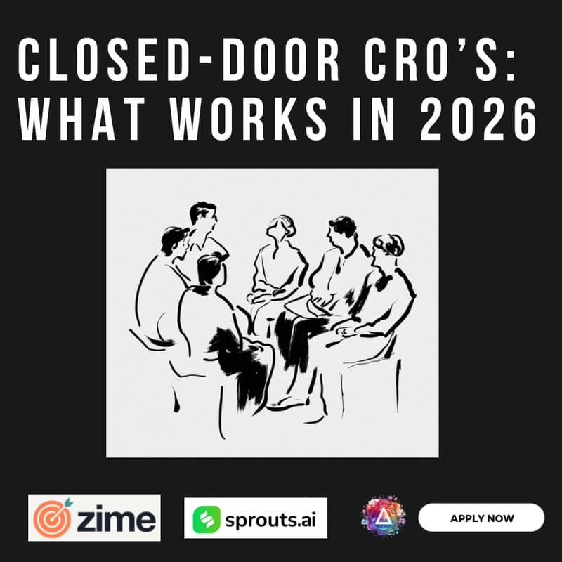 Cover Image for Closed-Door CROs: What Works in 2026