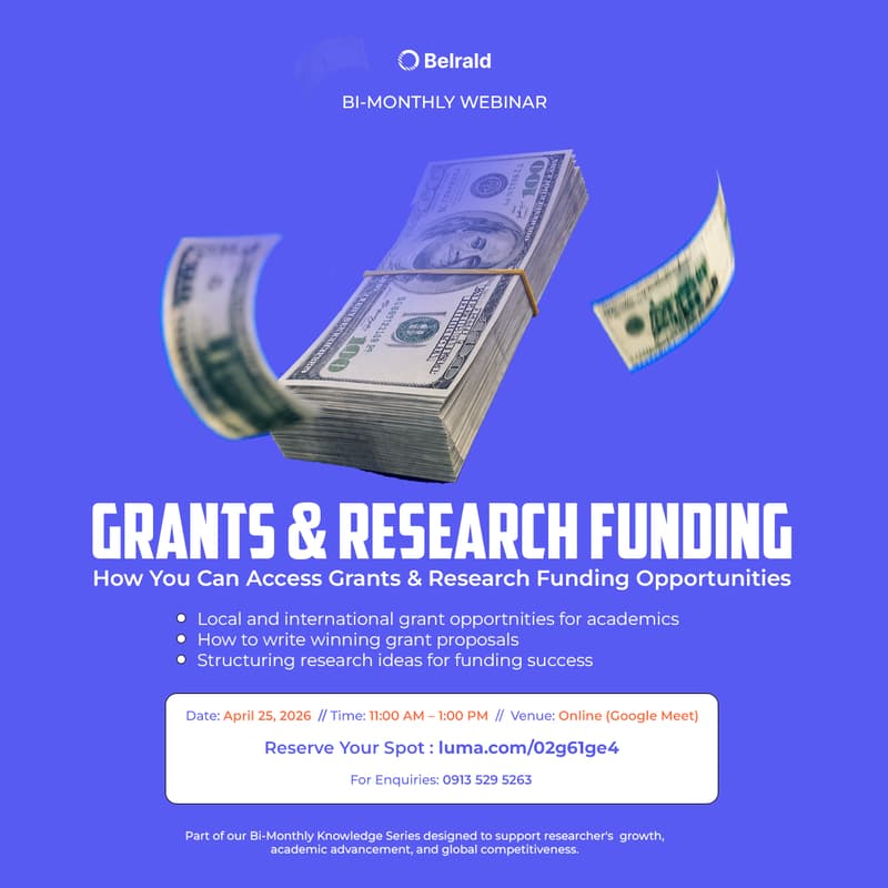 Cover Image for Belrald Bi-Monthly Webinar - Grants & Research Funding