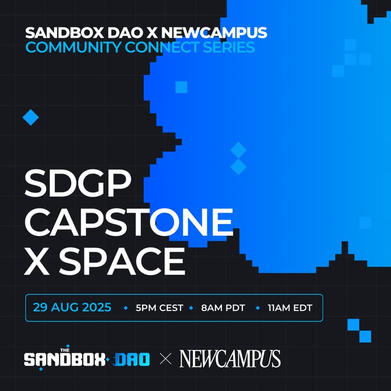 Cover Image for 🪅 Sandbox DAO | SDGP Capstone X Space