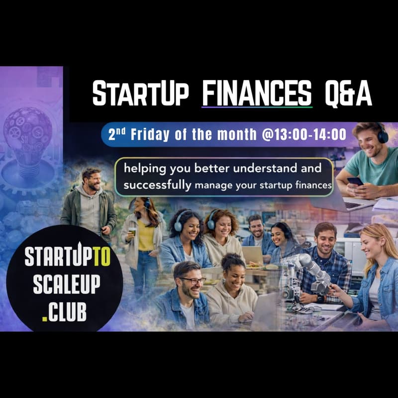 Cover Image for StartUp FINANCES Q&A 13