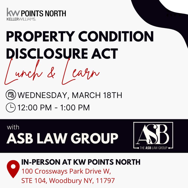 Cover Image for Lunch & Learn: Property Condition Disclosure Act