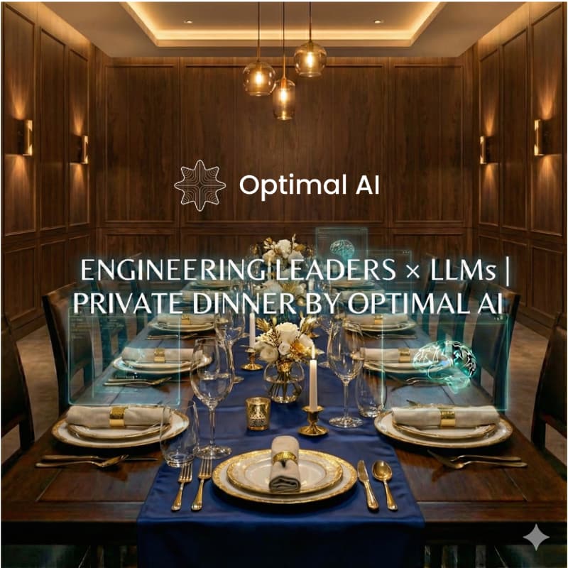 Cover Image for Engineering Leaders × Agents | Private Dinner by Optimal AI - Palo Alto