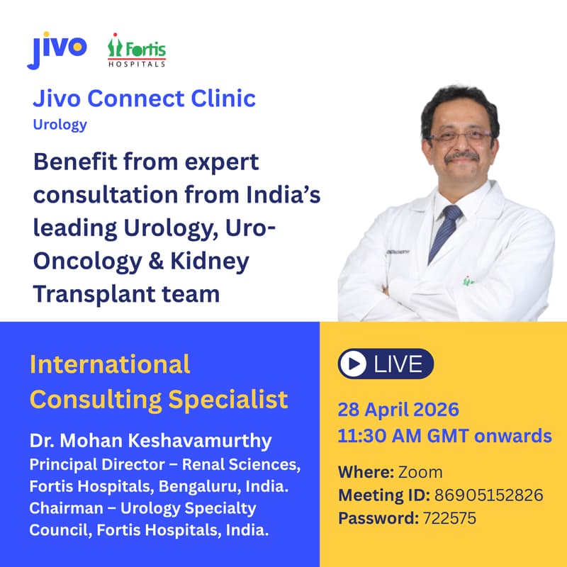 Cover Image for Jivo Connect Clinic - Urology