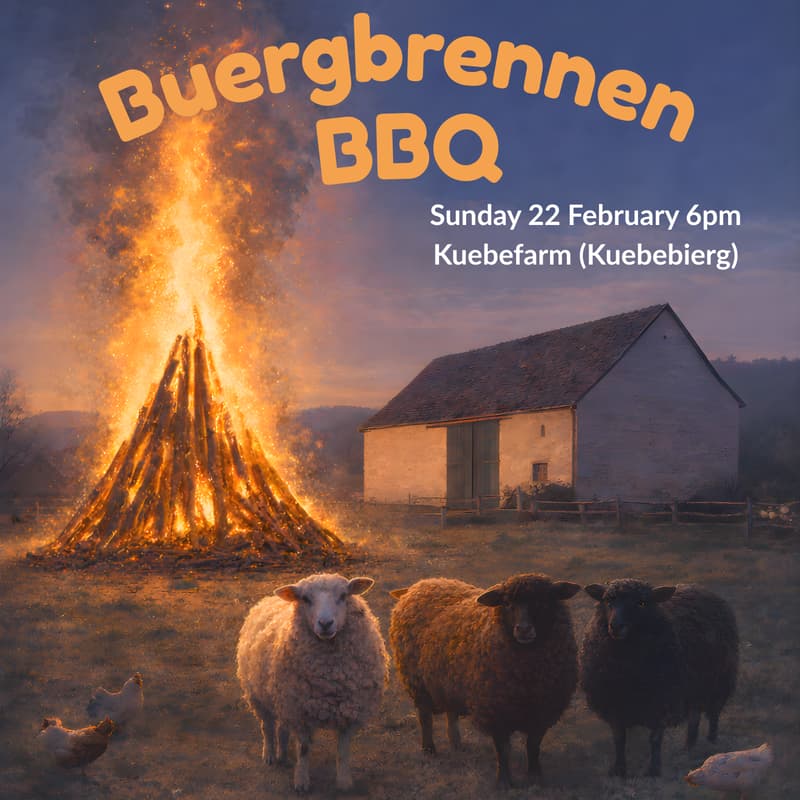 Cover Image for Buergbrennen BBQ at Kuebefarm