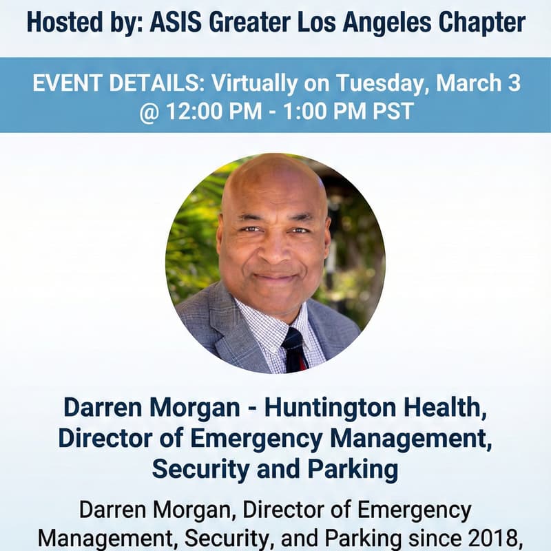 Cover Image for Quarterly Lunch & Learn - Healthcare Security