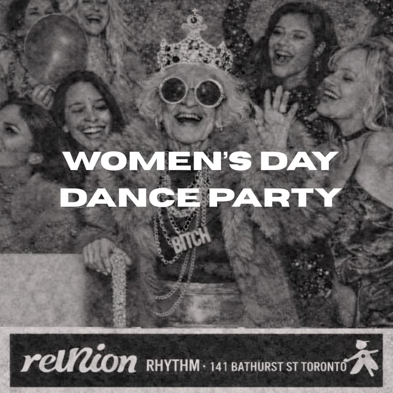 Cover Image for REUNION: International Women's Day Dance Party (All Ages + Alcohol-Free) *DAY PARTY*