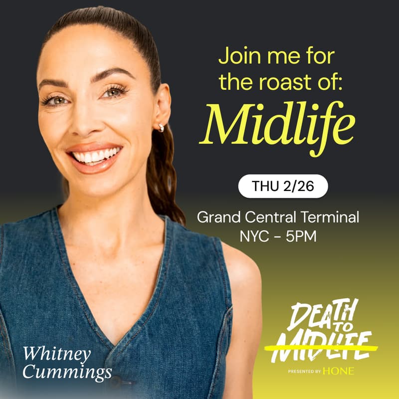 Cover Image for Free Event: "Death to Midlife" Featuring Whitney Cummings