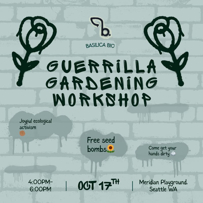 Cover Image for Basilica Bio Guerrilla Gardening Workshop
