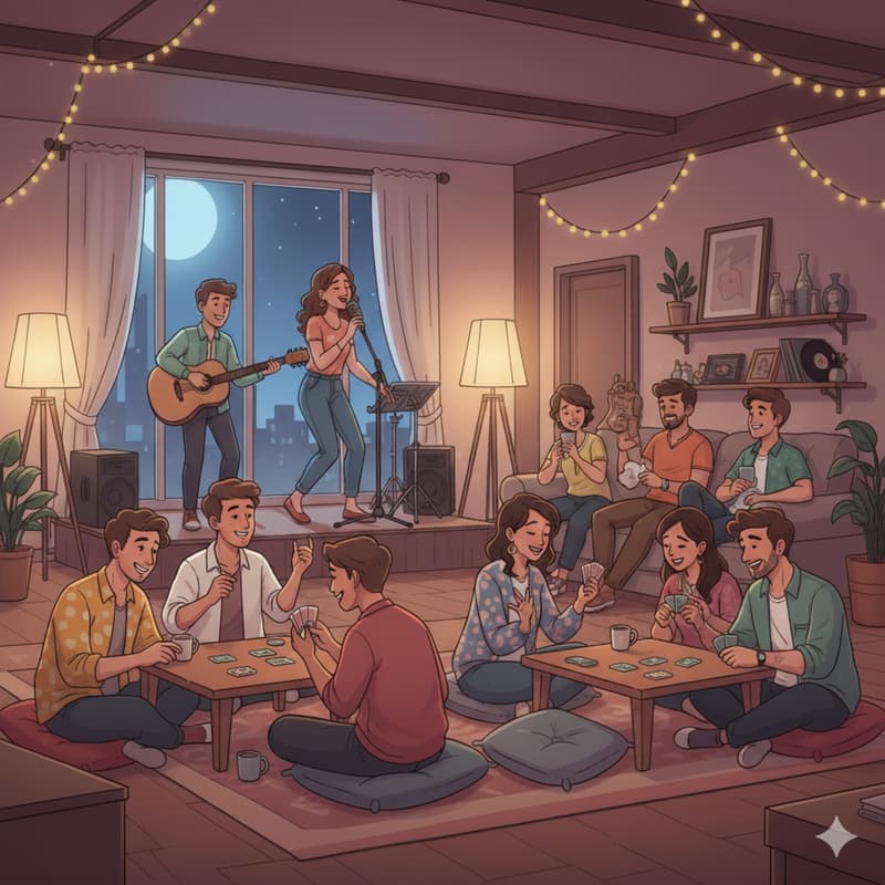 Cover Image for Sufi & Games Night 🎶 Diwali