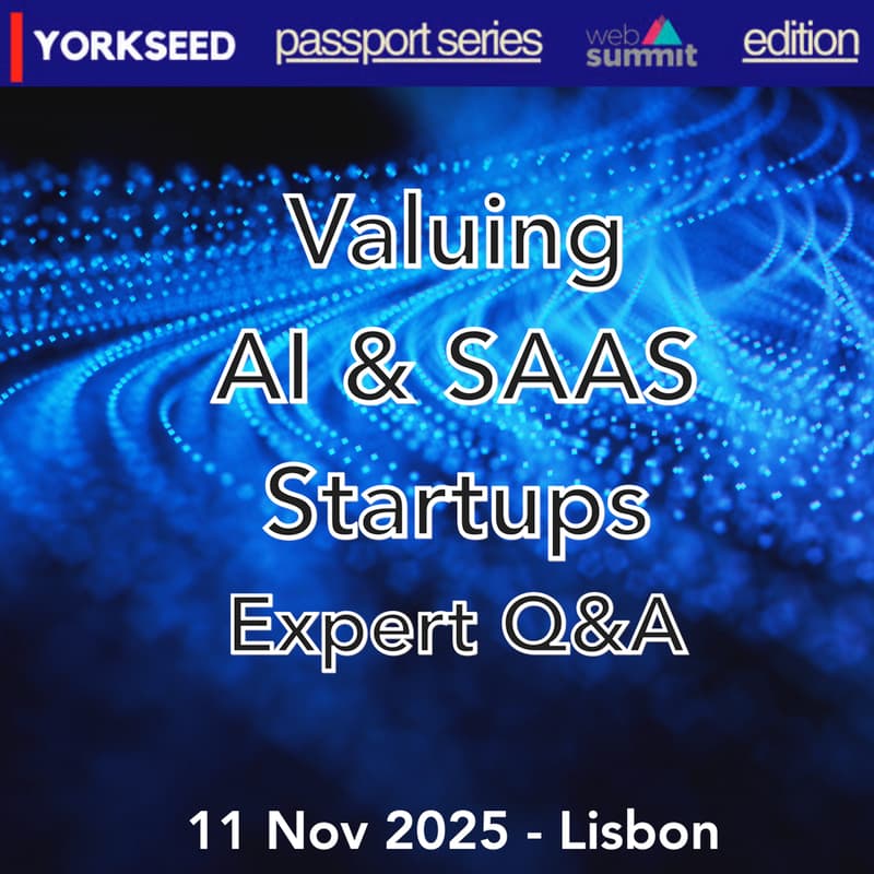 Cover Image for Yorkseed Passport Series: Valuing AI and SaaS Startups — Expert Q&A