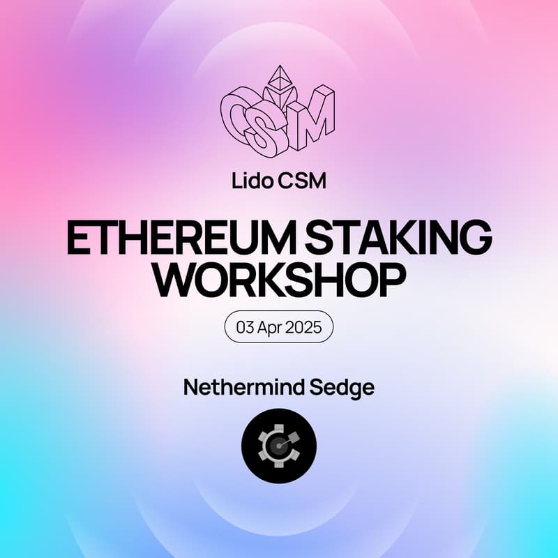 Cover Image for Run Lido CSM with Nethermind Sedge