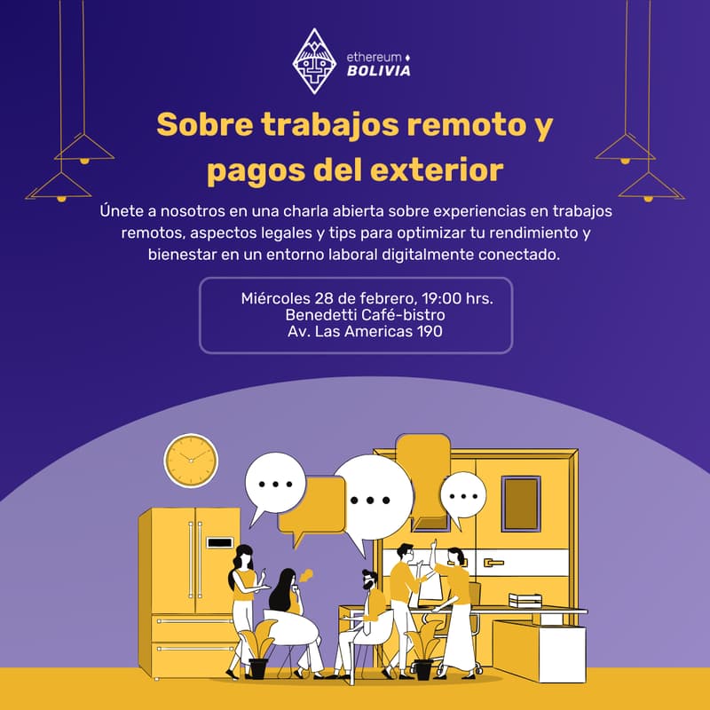Cover Image for Charla abierta: Sobre trabajos remoto y pagos del exterior