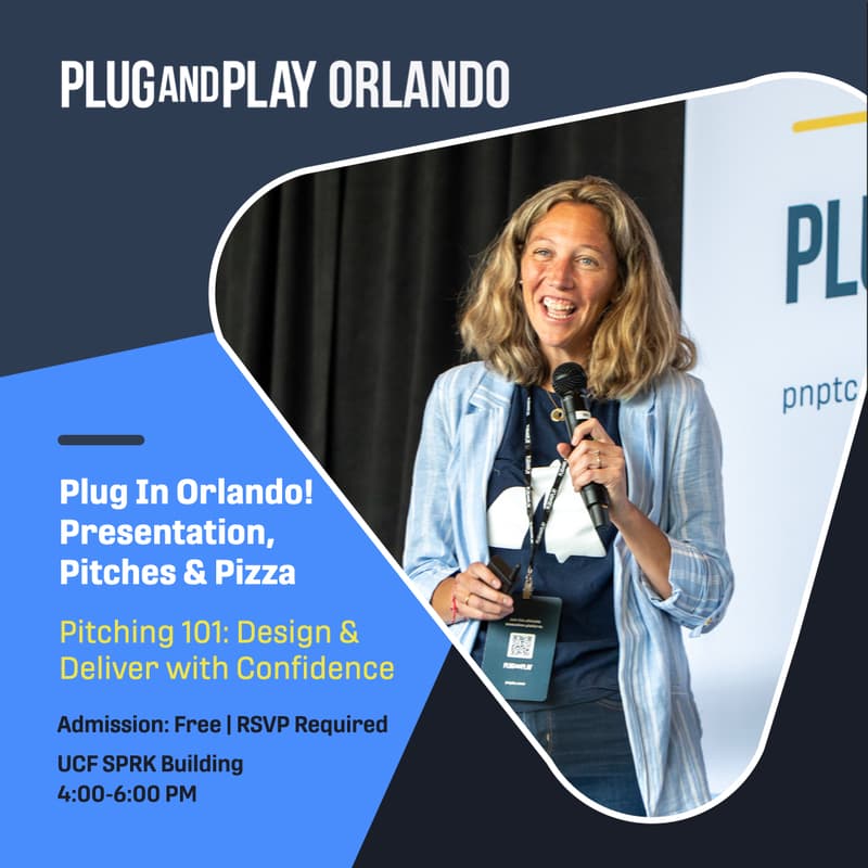 Cover Image for Plug In Orlando! Pitching 101: Design & Deliver with Confidence
