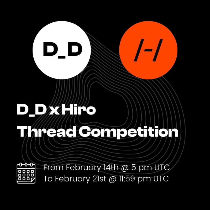 Cover Image for D_D x Hiro Thread Competition