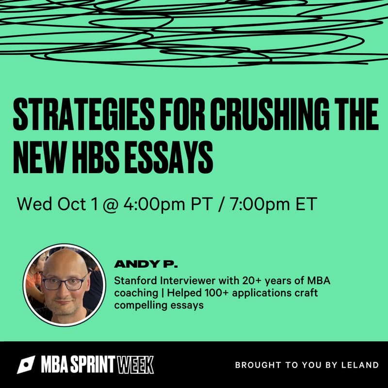Cover Image for Strategies for Crushing the New HBS Essays