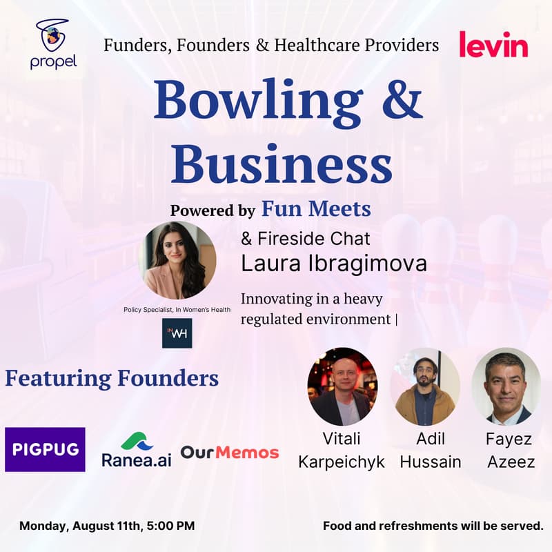 Cover Image for Bowling & Business | Founders, Investors & Hospital Execs