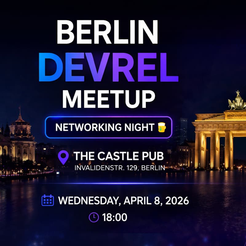 Cover Image for DevRel Meetup Berlin - April 2026