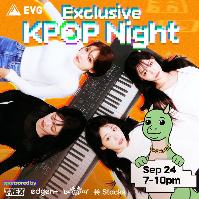 Cover Image for EVG, T-REX & Edgen: Exclusive KPOP Night feat. QWER