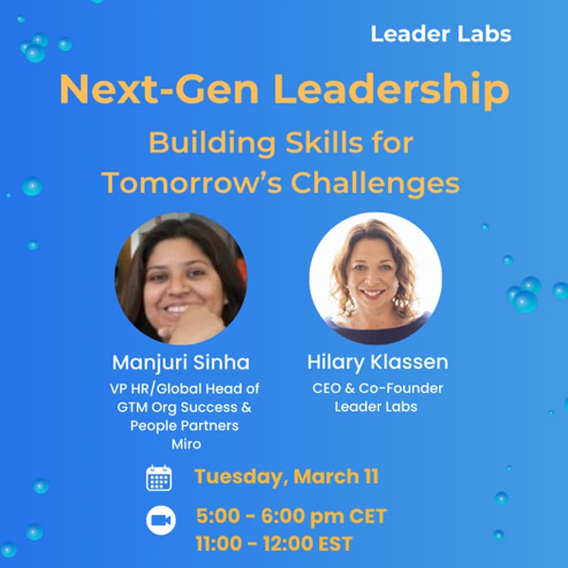 Cover Image for POSTPONED: Next-Gen Leadership: Building Skills for Tomorrow’s Challenges