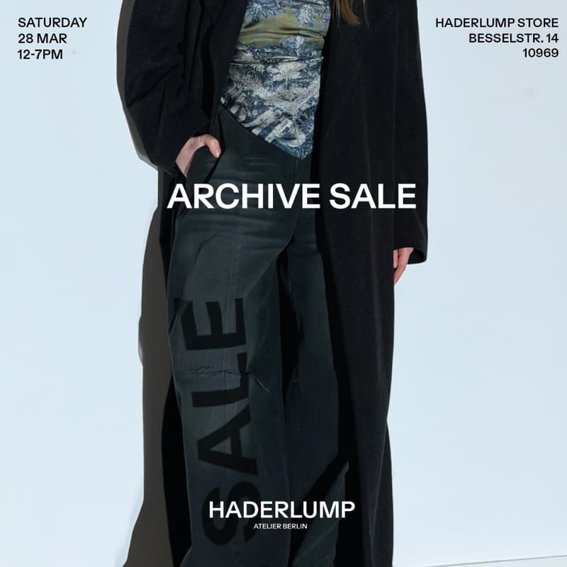 Cover Image for Archive Sale by Haderlump Atelier Berlin
