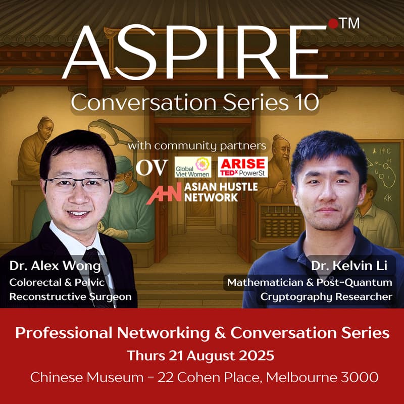Cover Image for ASPIRE Conversation & Networking Event: Are Your Passwords Obsolete? Is Your Health at Risk? Meet the Experts!