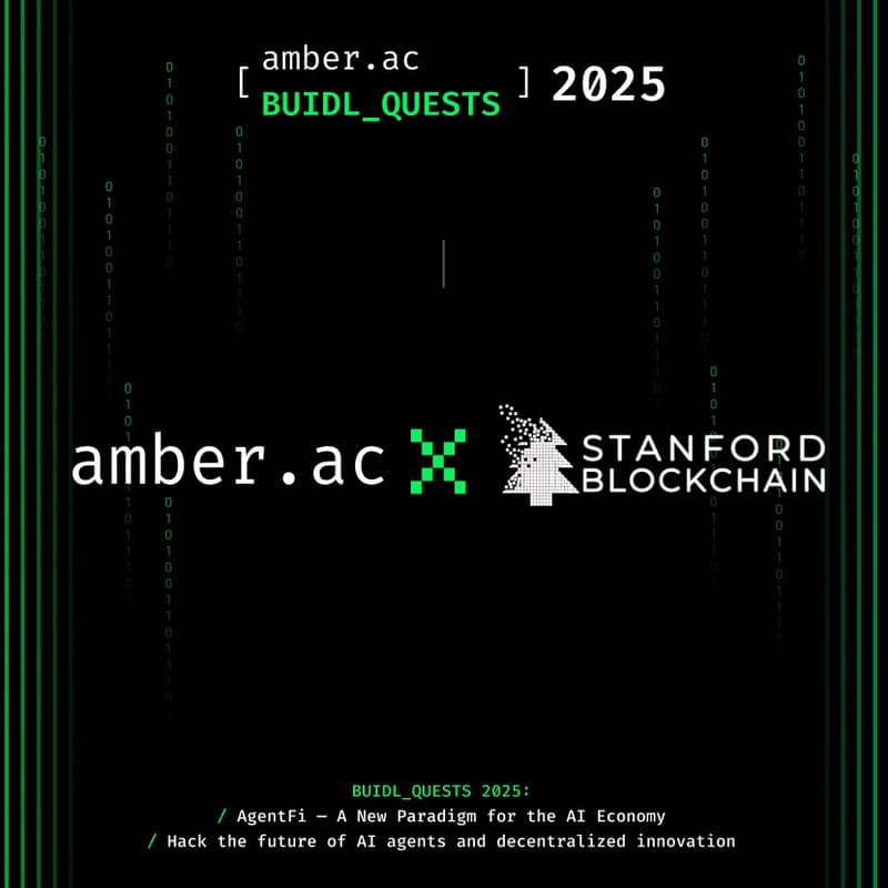 Cover Image for Stanford Blockchain <> Amber.ac AgentFi Meetup @ SBC — AI × Crypto Builders Gathering