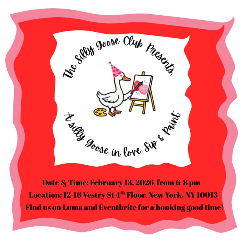 Cover Image for The Silly Goose Club Presents: A Silly Goose In Love Sip & Paint
