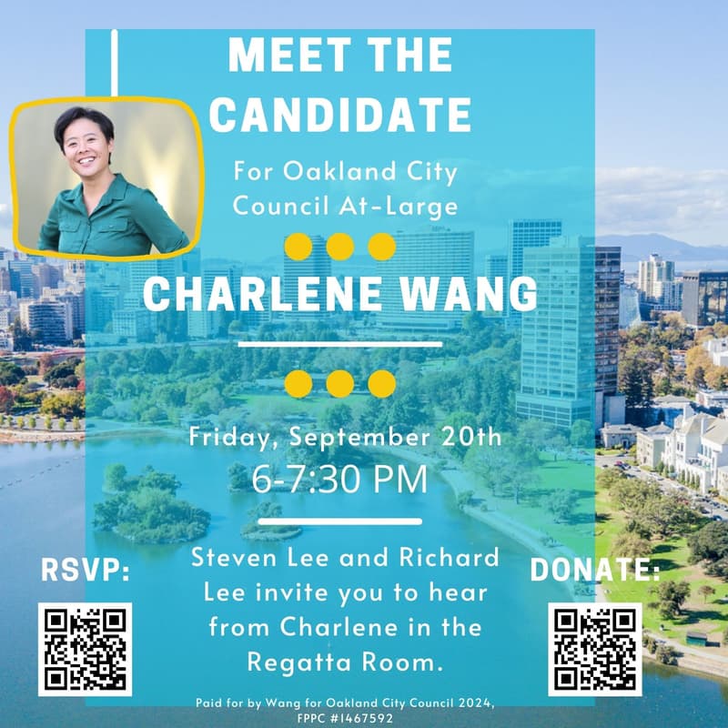 Cover Image for Meet Charlene Wang, Candidate for Oakland City Council At-Large