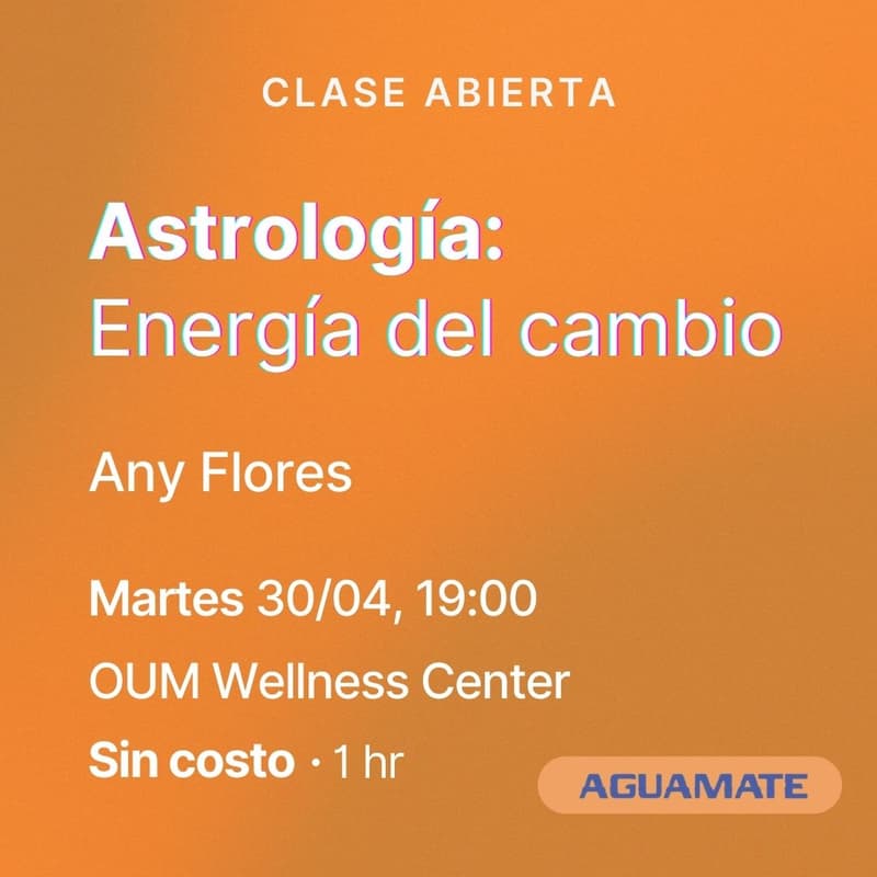 Cover Image for Astrología: Energía del cambio