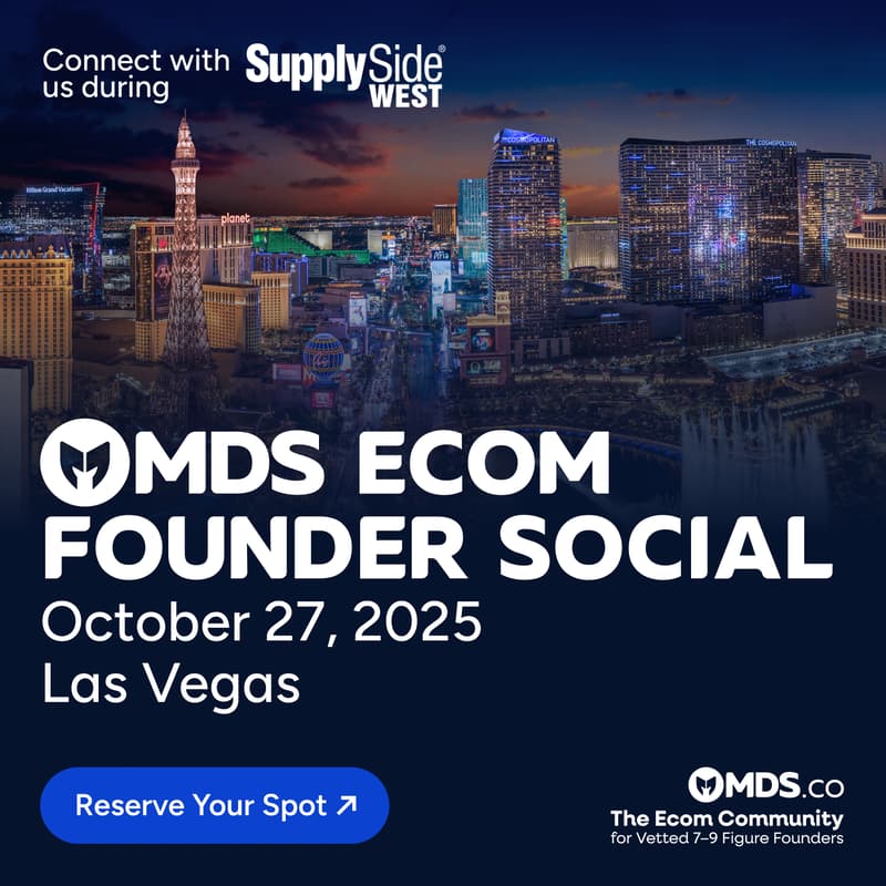 Cover Image for MDS Ecom Founder Social at Supply Side West 2025