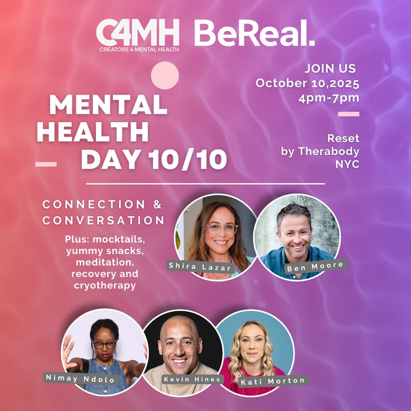 Cover Image for Creators 4 Mental Health x BeReal: World Mental Health Day NYC