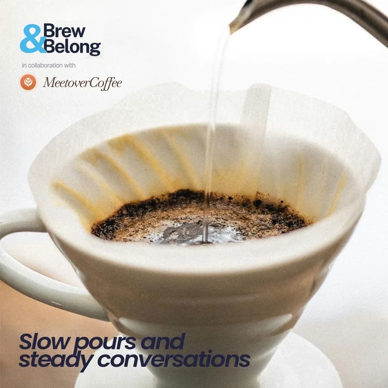Cover Image for Brew & Belong & MeetOverCoffee - In The City (4 sessions - PAID EVENT)