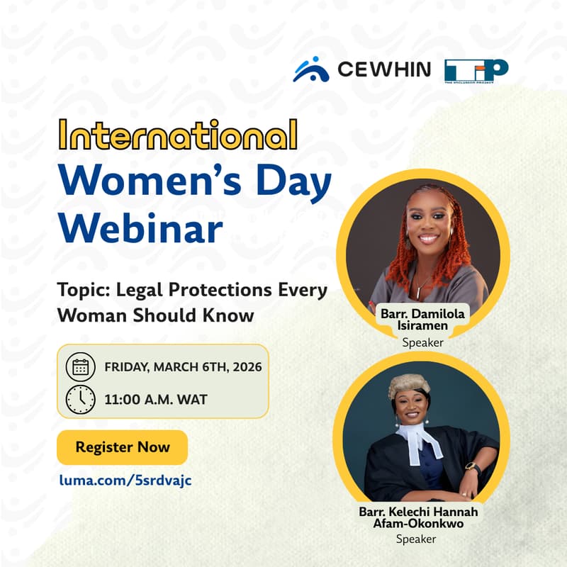 Cover Image for [Webinar] Legal Protections Every Woman Should Know