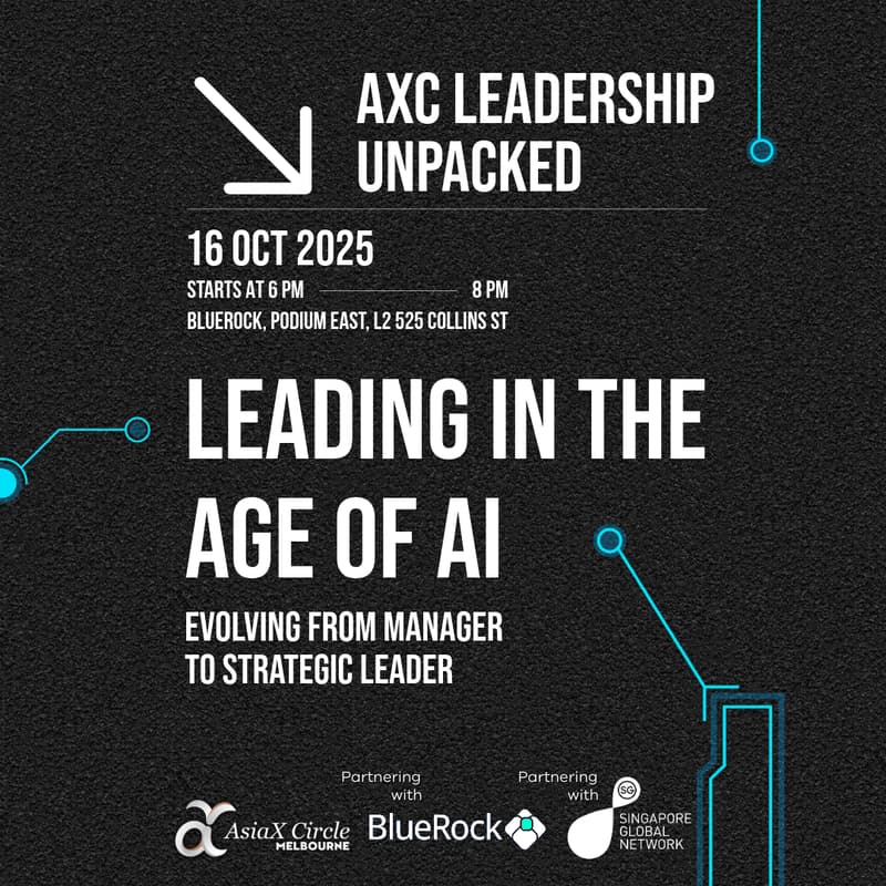 Cover Image for (Melbourne) 'AXC Leadership Unpacked' - Leading in the Age of AI: Evolving from Manager to Strategic Leader (Partnered with SGN)
