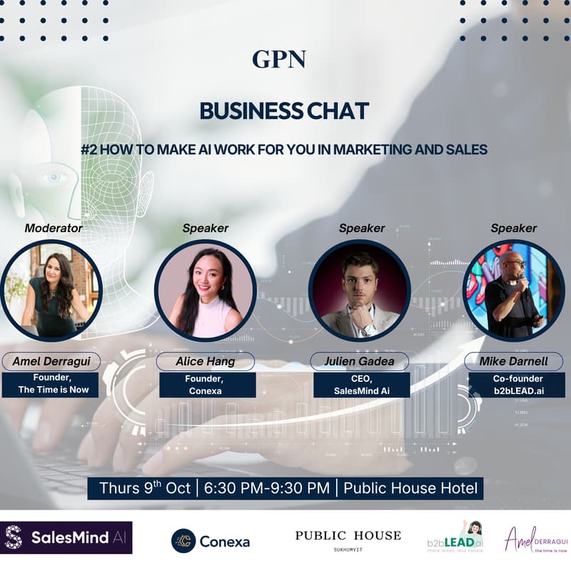Cover Image for Business Chat #2: How to Make AI Work for You in Marketing and Sales