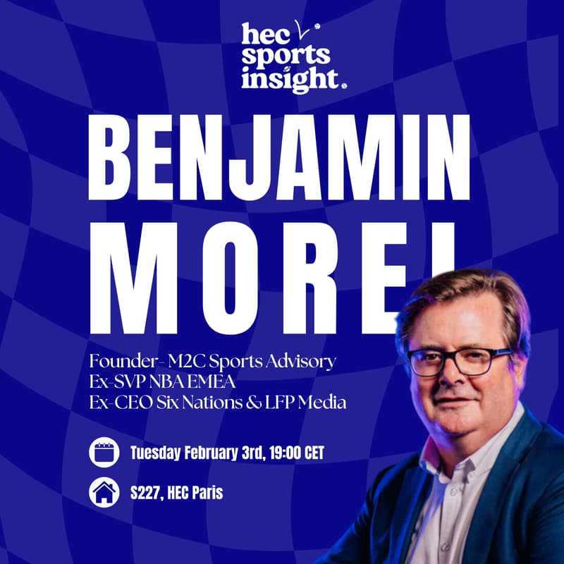 Cover Image for HEC Sports Insight x Benjamin Morel: Conference