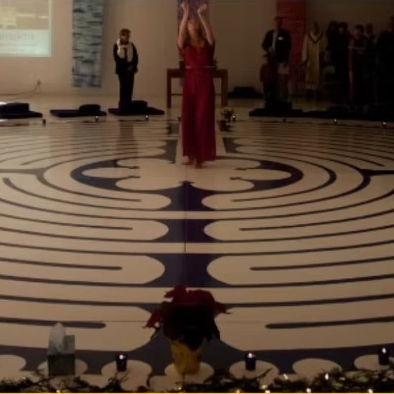 Cover Image for Authentic Movement & Sounding in the Labyrinth with Creativity Alive