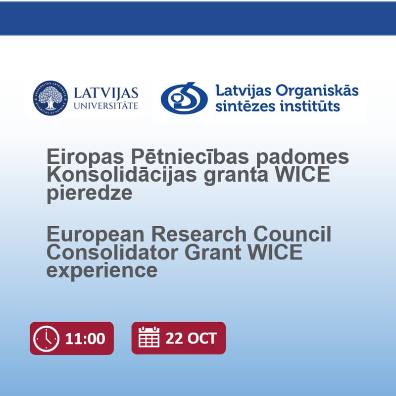 Cover Image for European Research Council Consolidator Grant WICE experience