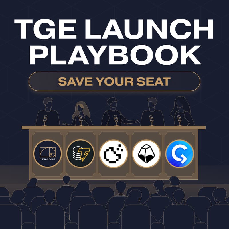 Cover Image for TGE Playbook by Cointelegraph, Fibonacci and partners