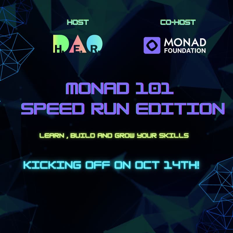Cover Image for Monad 101 – Speedrun Edition