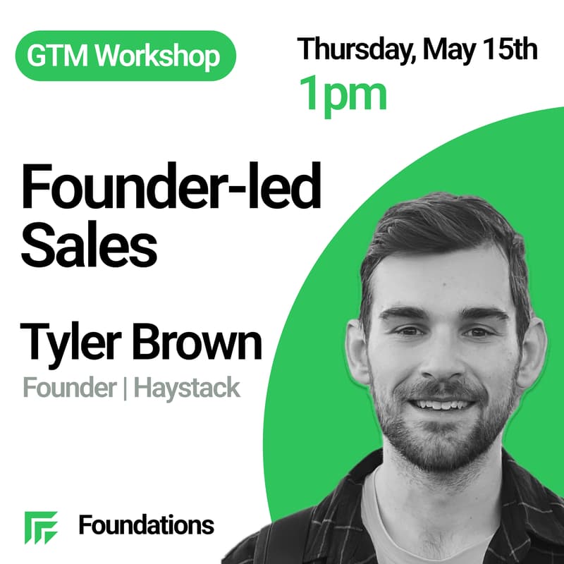 Cover Image for Founder-led Sales: GTM Workshop