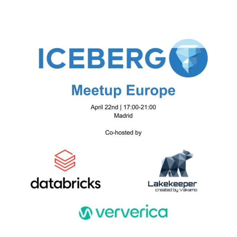 Cover Image for Apache Iceberg™ Europe Community Meetup - April 2026 Madrid Edition