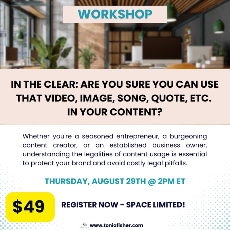 Cover Image for In the Clear: Are You Sure You Can Use That Video, Image, Song, Quote, etc. in Your Content?