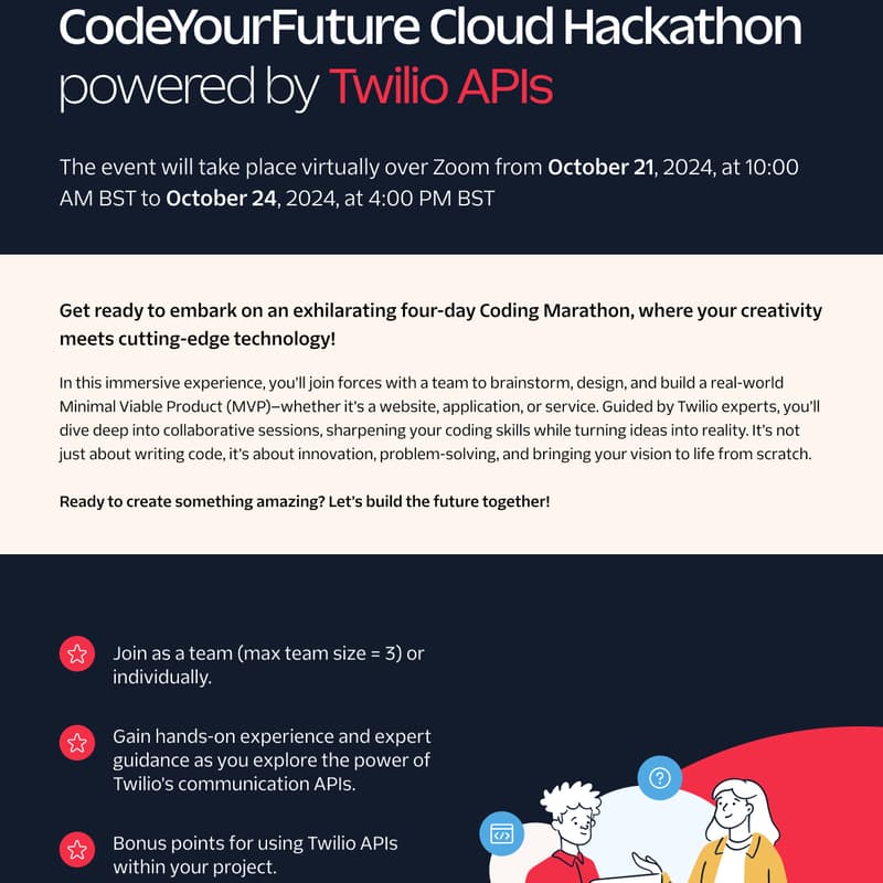 Online Cloud Hackathon powered by Twilio APIs – where innovation meets ...