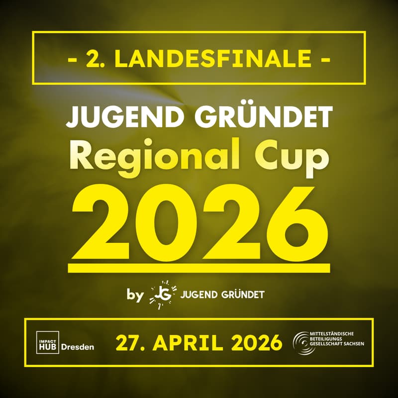 Cover Image for FINALE🎉🚀 - JUGEND GRÜNDET Regional-Cup 2026 (Sachsen)